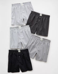 AEO Men's Stretch Boxer Short 5-Pack