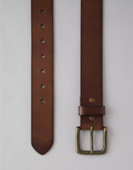 AE Square Buckle Leather Belt