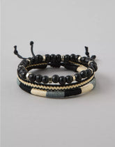 AE Beaded & Braided Bracelet 3-Pack