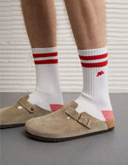 AE Embroidered Valentine's Day Crew Socks