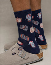 AE Sardine Can Terry Crew Socks