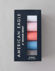 AEO Men's 6" Classic Boxer Brief 5-Pack