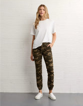 AE Camo Stretch High-Waisted Jegging Jogger