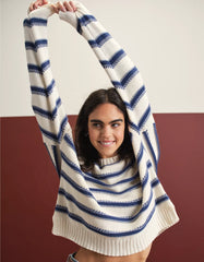 AE Striped Crew Neck Sweater