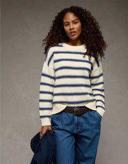 AE Striped Crew Neck Sweater