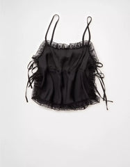 AE Side-Tie Lace Tank Top