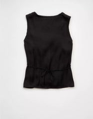 AE Lace Button-Front Tank Top