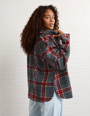 AE Oversized Plaid Shacket