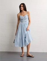 AE Bella Lace Inset Midi Dress