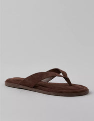 AE Faux Suede Thong Sandal