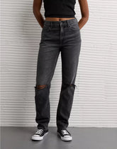 AE Stretch Super High-Waisted Straight Jean