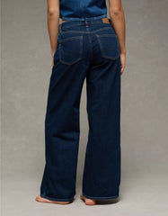 AE Dreamy Drapey Stretch Super High-Waisted Baggy Wide-Leg Jean