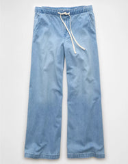 AE Stretch Low-Rise Ultra Wide-Leg Pull-On Jean