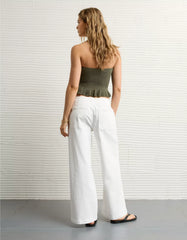 AE Stretch Low-Rise Ultra Wide-Leg Pull-On Jean