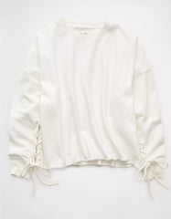 AE Side Lace-Up Sweatshirt