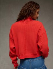 AE Half-Zip Waffle Fleece Sweatshirt