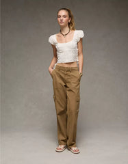 AE Low-Rise Baggy Straight Cargo Pant