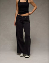 AE Dreamy Drape Stretch Low-Rise Ultra Wide-Leg Pant