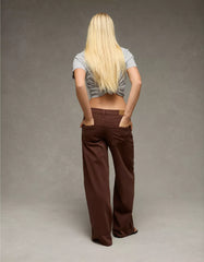 AE Dreamy Drape Stretch Low-Rise Ultra Wide-Leg Pant