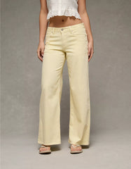 AE Dreamy Drape Stretch Low-Rise Ultra Wide-Leg Pant