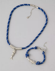 AE Cord Bracelet & Necklace 2-Pack