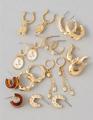 AE Hoop Earrings 9-Pack