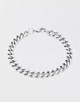 West Coast Jewelry Men's Curb Chain Steel Bracelet
