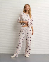 AE Luxe Plush Snoopy Long-Sleeve & Pant PJ Set