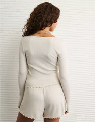 AE Ribbed Plush PJ Set