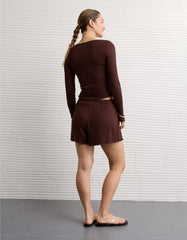 AE Ribbed Plush PJ Set