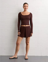 AE Ribbed Plush PJ Set