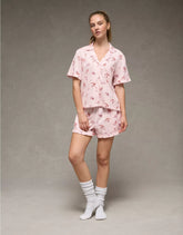 AE Ruffled Flannel PJ Set