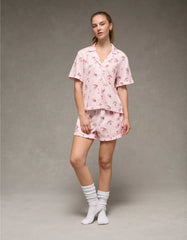 AE Ruffled Flannel PJ Set
