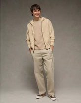 AE Zip-Up Shaker Stitch Sweater Hoodie