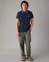 AE Lived-In Slim Fit Pique Polo Shirt