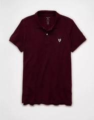 AE Lived-In Slim Fit Pique Polo Shirt