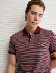 AE Lived-In Slim Fit Pique Polo Shirt