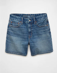 AE Strigid Curvy Super High-Waisted Relaxed Denim Utility Short
