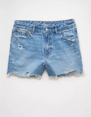 AE Strigid Super High-Waisted Relaxed Denim Short