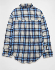 AE Plaid Button-Up Shirt