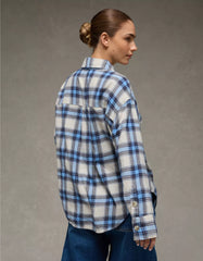 AE Plaid Button-Up Shirt