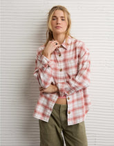 AE Plaid Button-Down Shirt