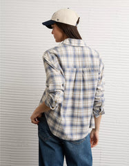 AE Plaid Button-Down Shirt