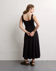 AE Scoop Neck Midi Dress