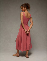 AE Scoop Neck Midi Dress