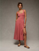 AE Scoop Neck Midi Dress