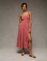 AE Scoop Neck Midi Dress