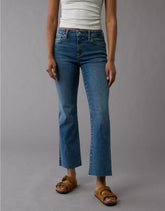AE Next Level High-Waisted Kick Bootcut Crop Jean