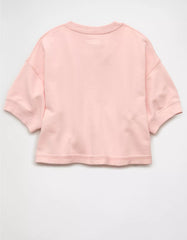 AE Saturday Fleece Button-Up Cardigan Sweater