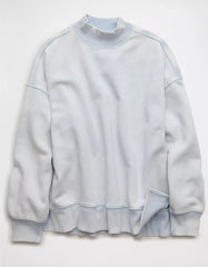 AE Everyday Luxe Mock Neck Sweatshirt